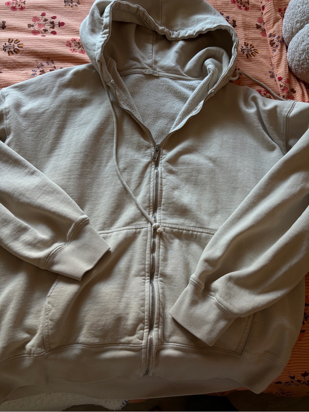 Brandy Melville oversized zip up
